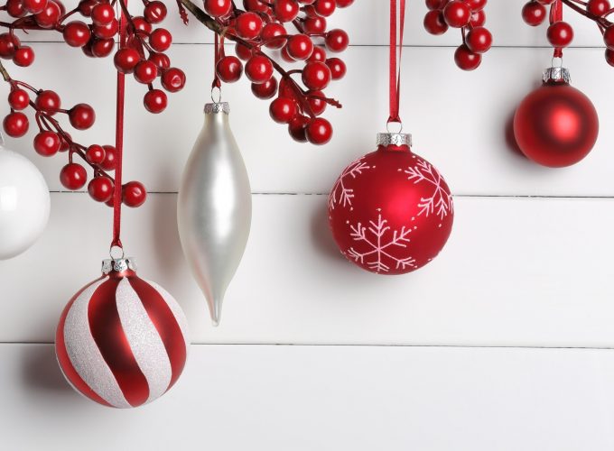 Wallpaper Christmas, New Year, balls, decorations, 5k, Holidays 4823111175